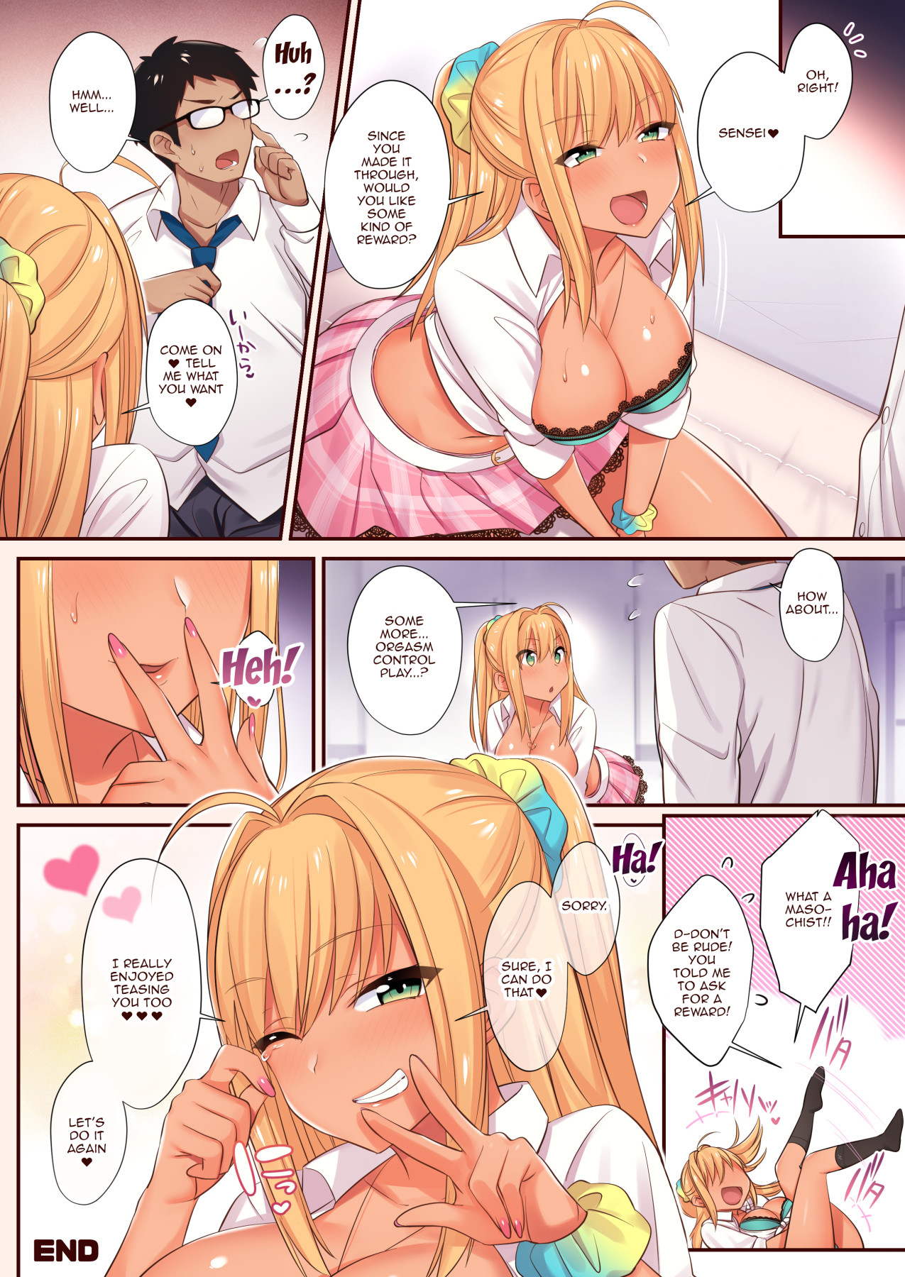 Hentai Manga Comic-A Dark-Skinned Gal Bitch's Orgasm Control!? ~If You Cum Your Life Is Over~-Read-21